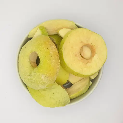 تفاح اخضر مجفف بالتبريد